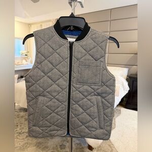 Old Navy Boys Gray Quilted Vest